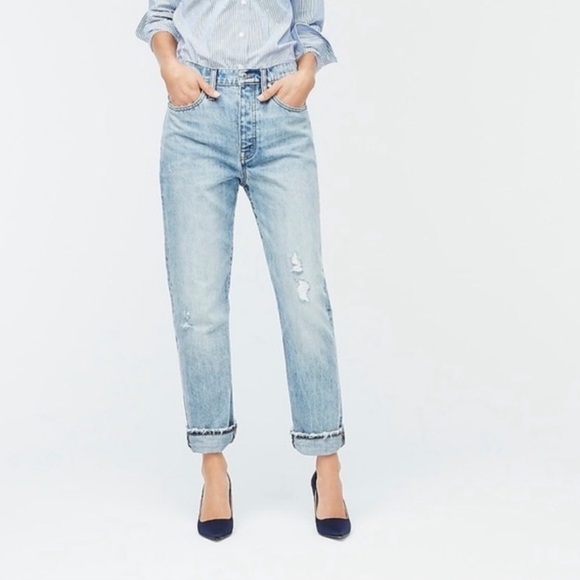 J. Crew Point Sur Denim Slouchy Boyfriend Jean - Picture 2 of 10